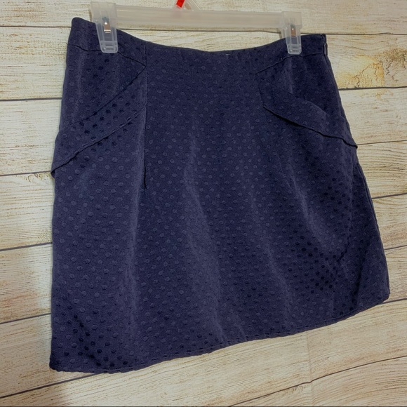 F21 Navy Skirt with Pockets - Picture 1 of 6